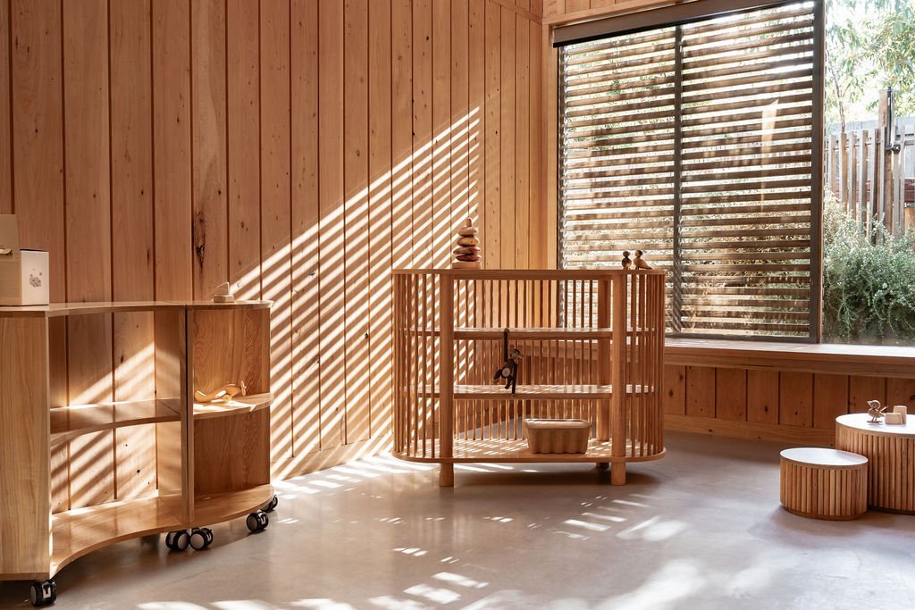 Three Tiered Fluted Shelf