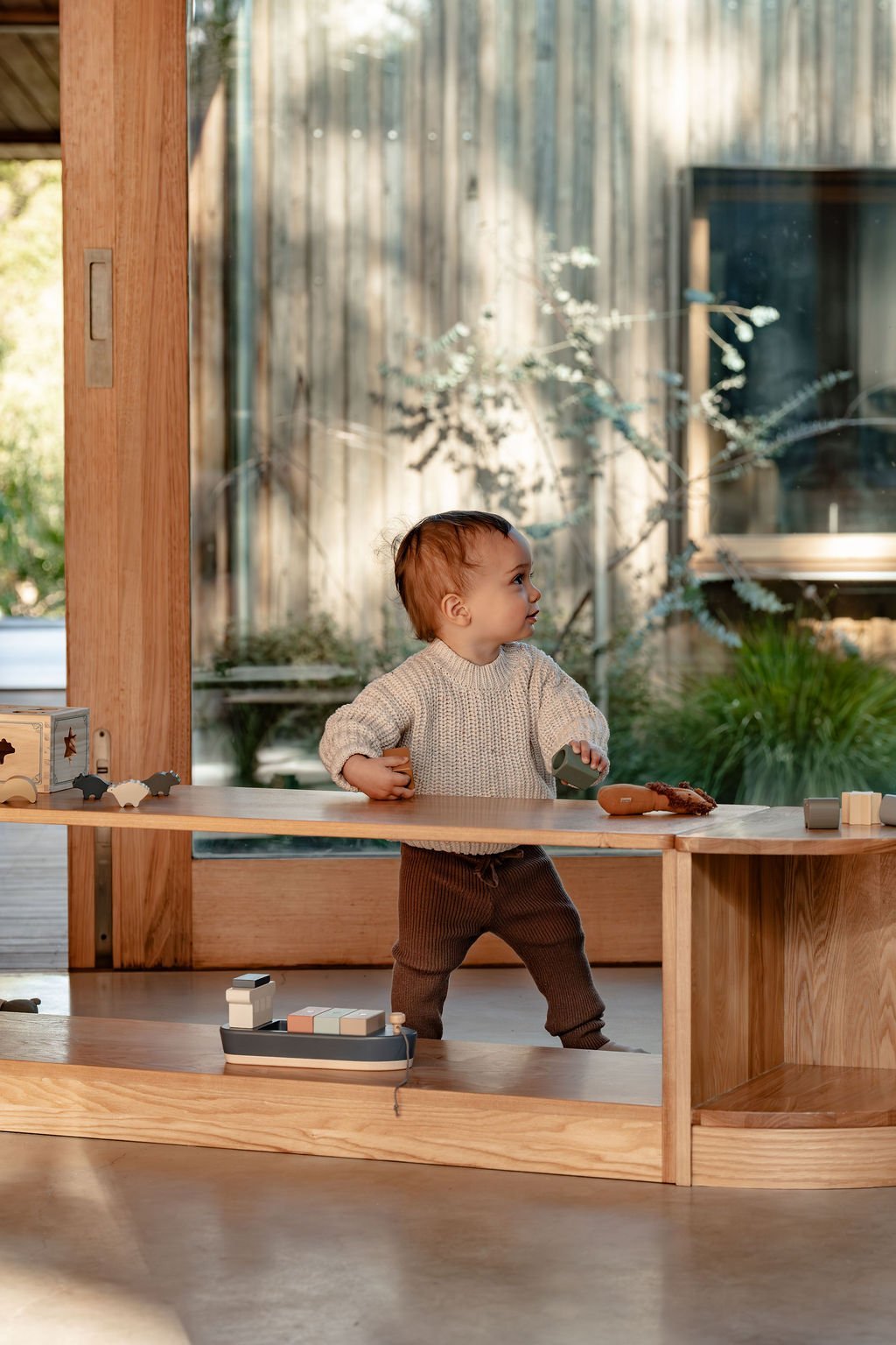 European Ash Baby Flexispace Quarter Circle
