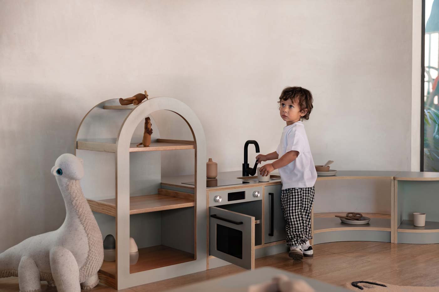Arched Shelf Toddler Sage