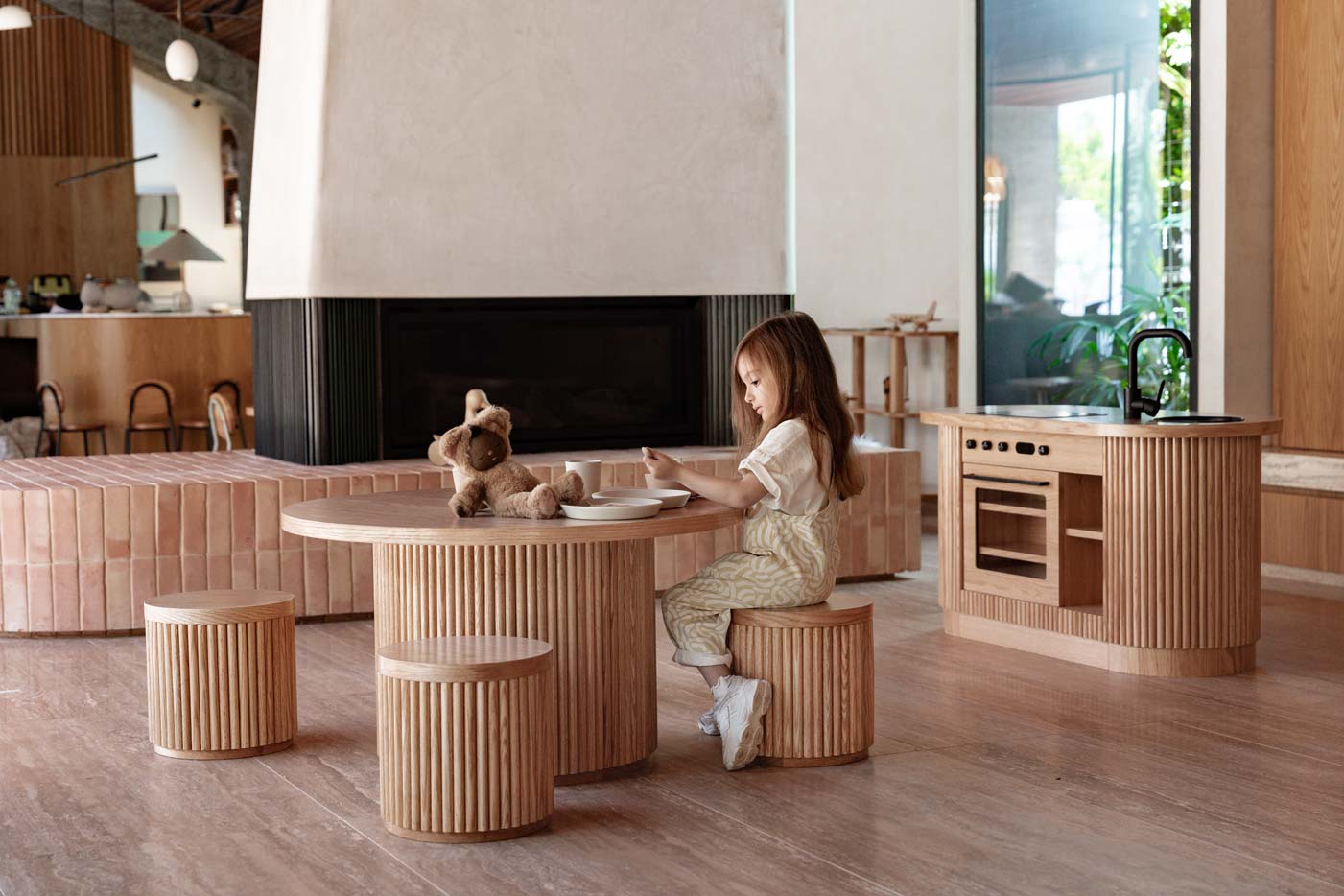 Fluted Table