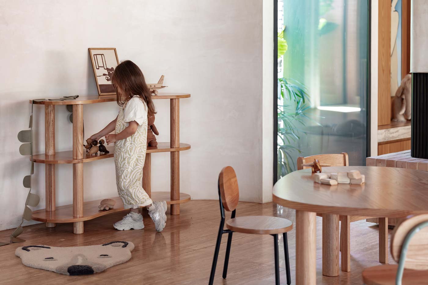 Ottie Stackable Chair Charcoal 26cm