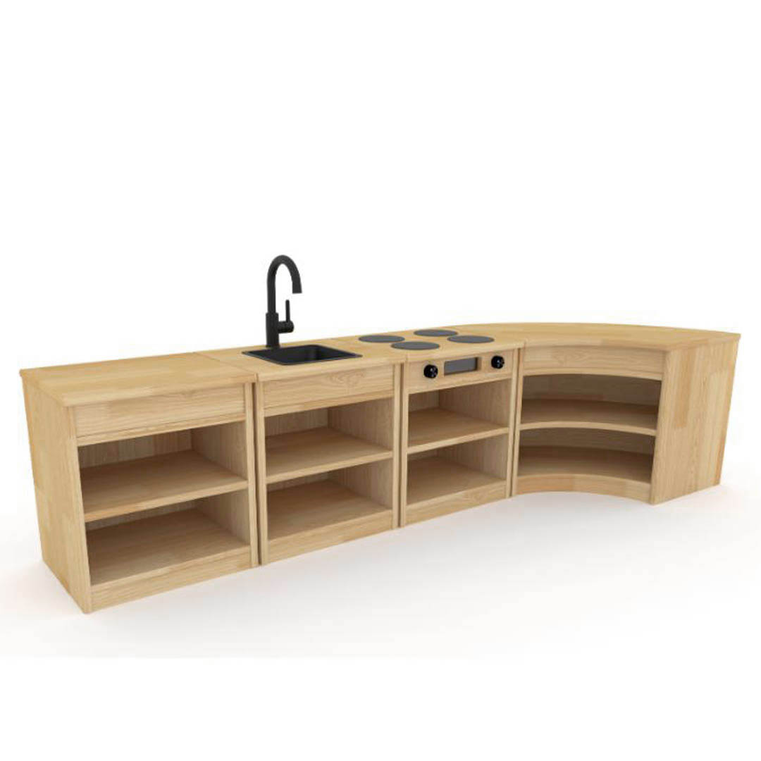 Oakland Kitchen Set Low, Set of 4