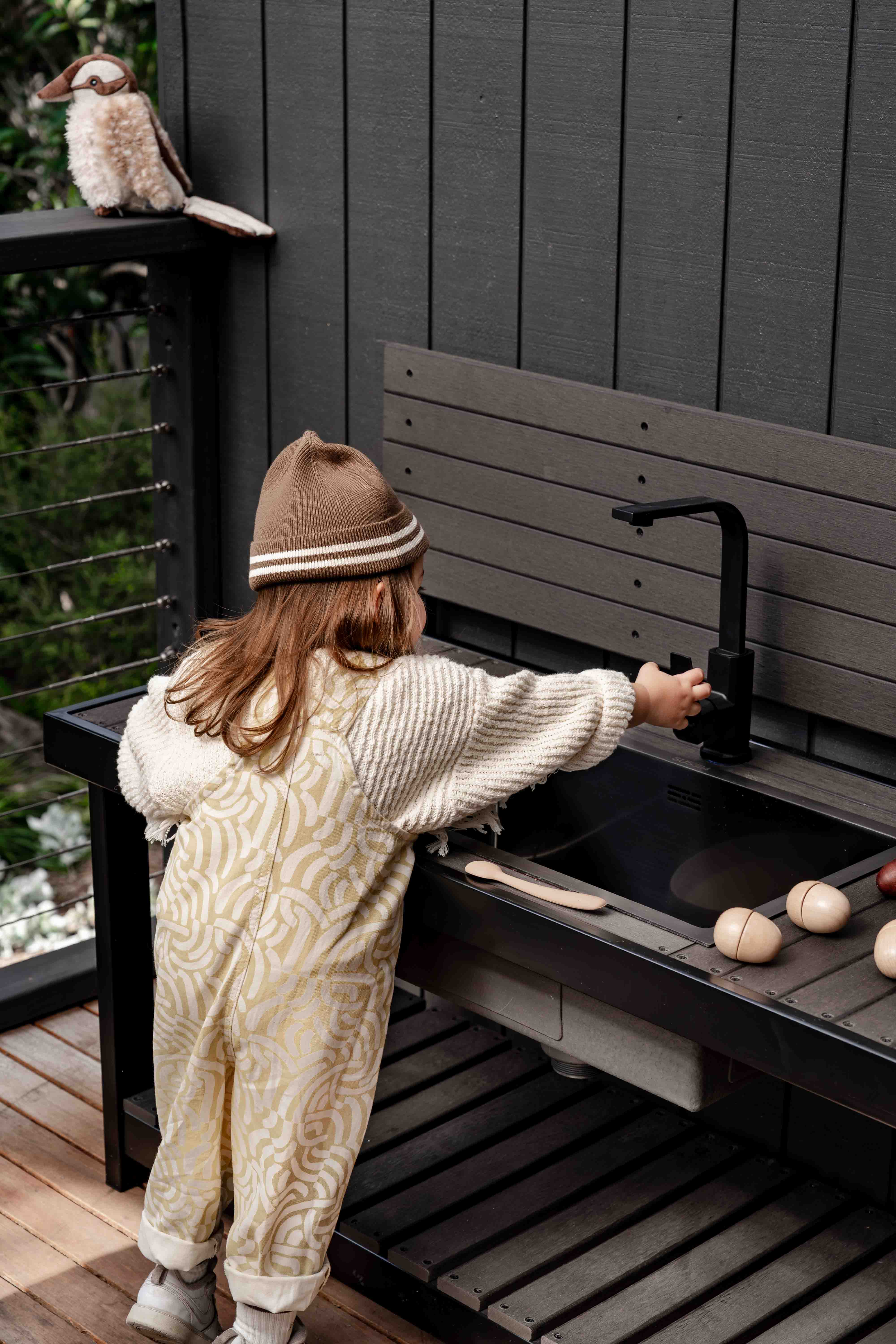 Outdoor Mud Kitchen, Charcoal
