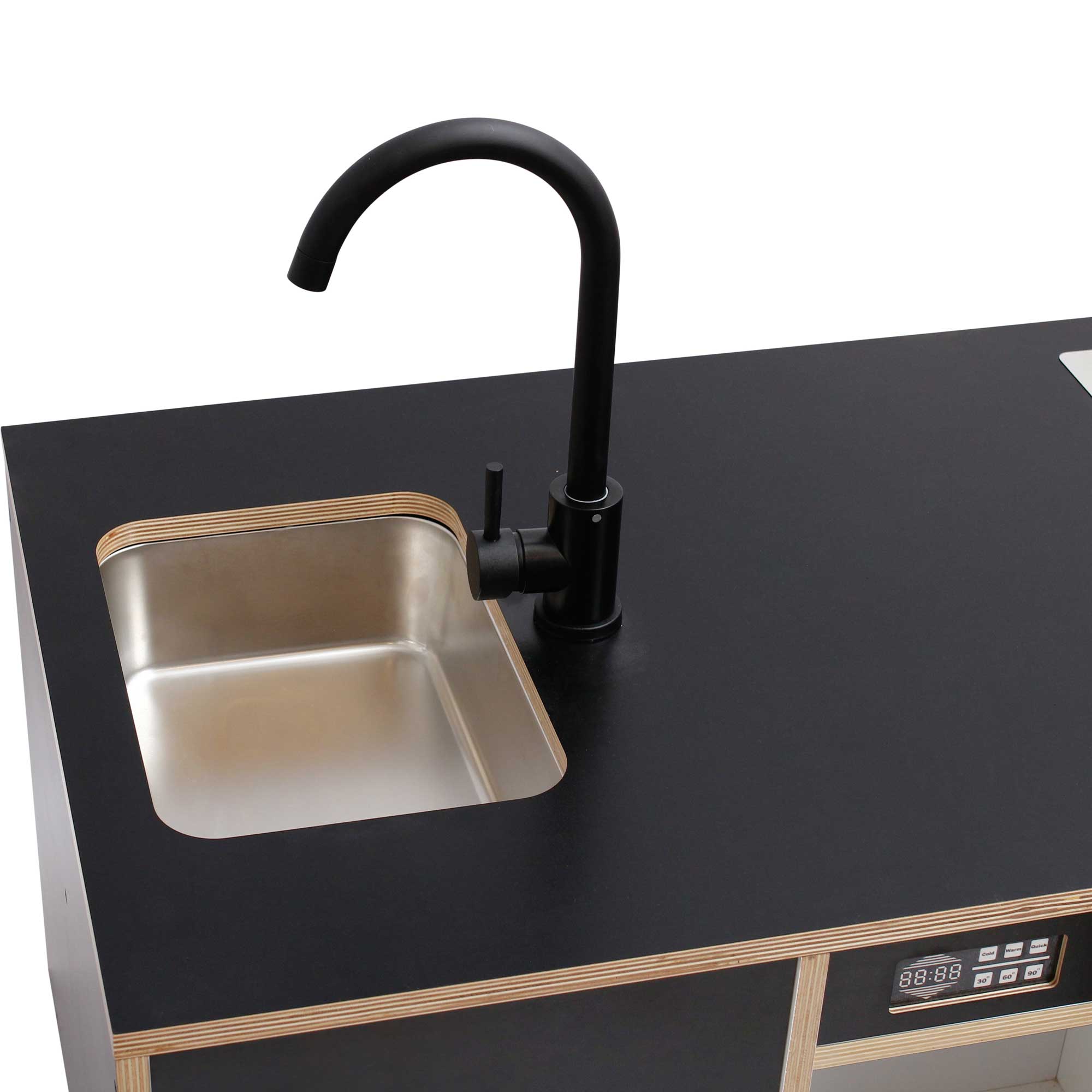 Black Kitchen & Laundry Play Station