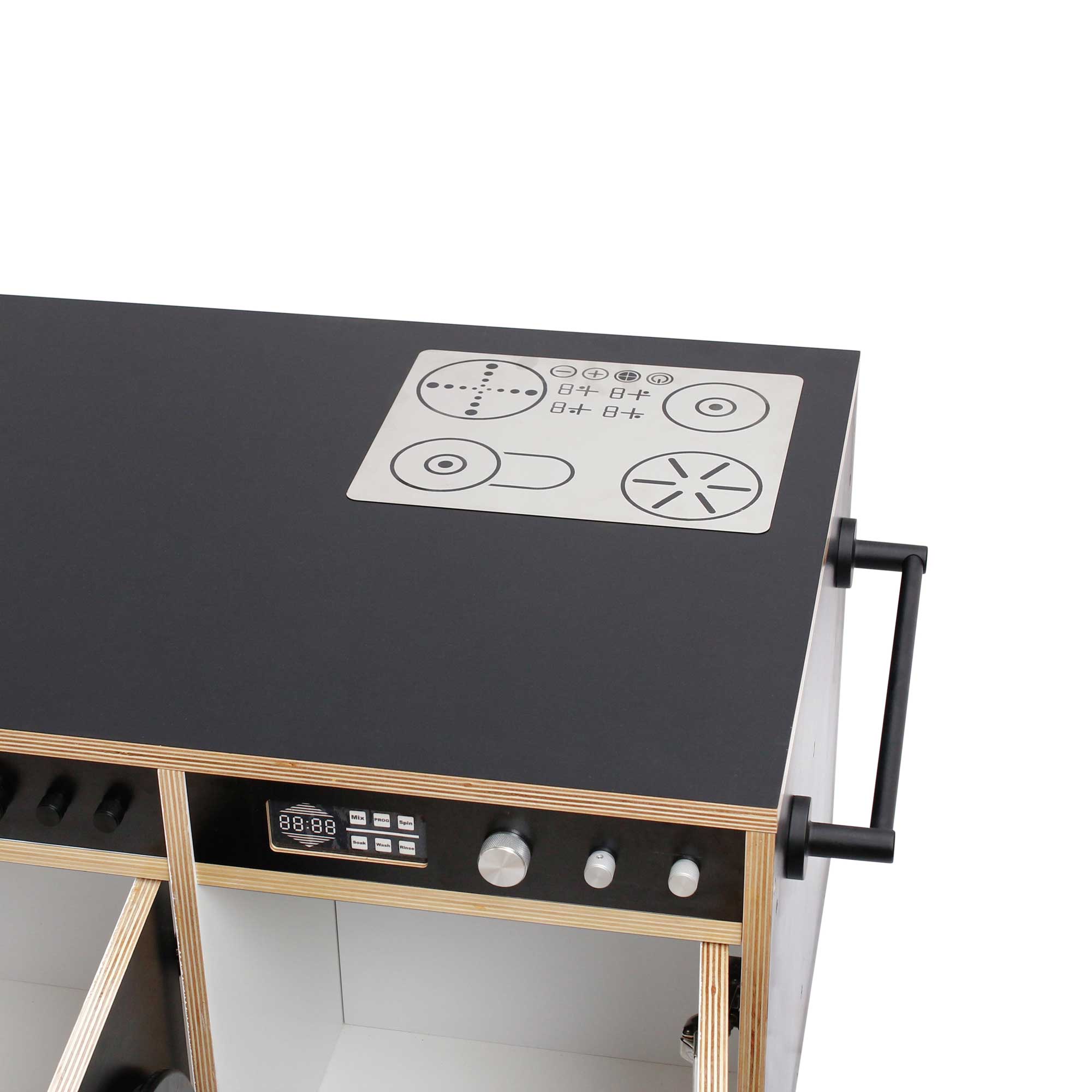 Black Kitchen & Laundry Play Station
