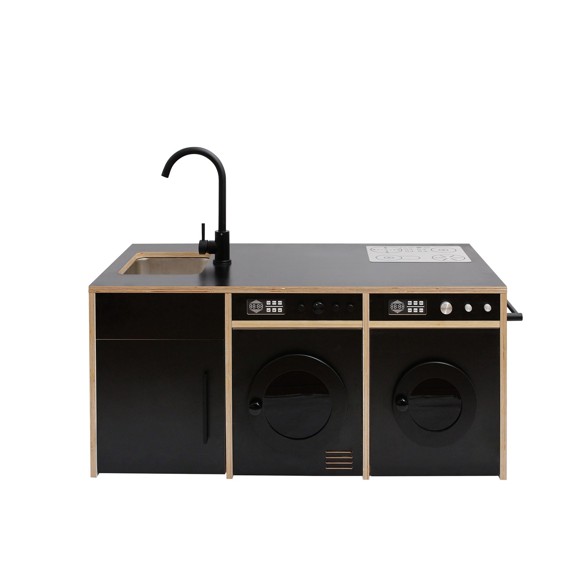 Black Kitchen & Laundry Play Station