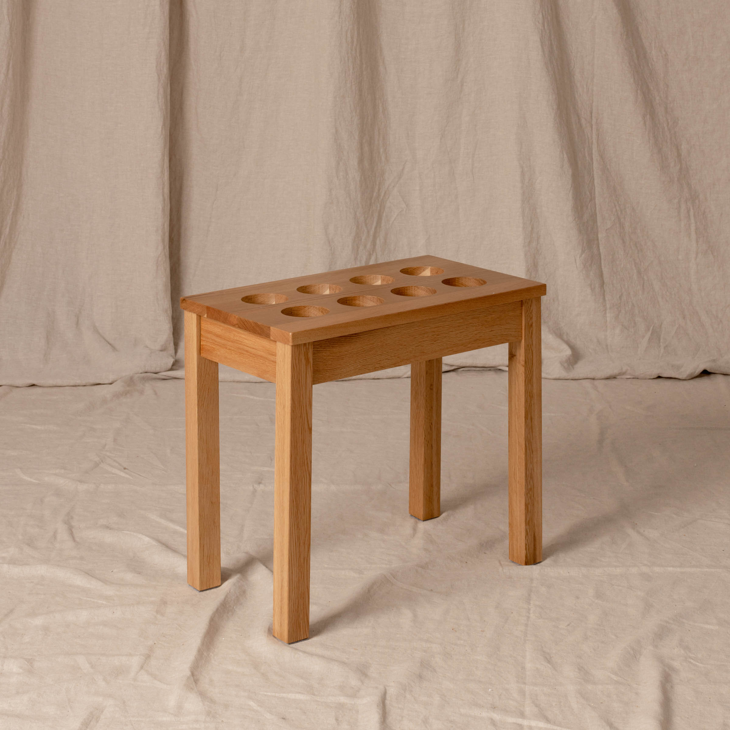 8 Hole Paint Pot Table