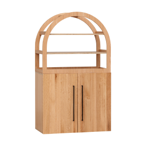 Oak Arched Cabinet