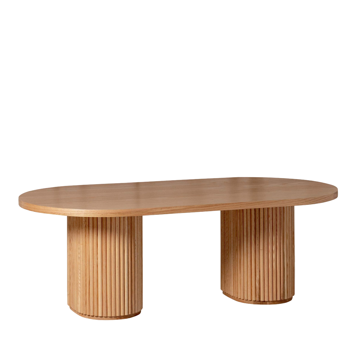 Fluted Oval Table