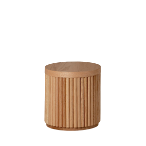 Fluted Round Stool