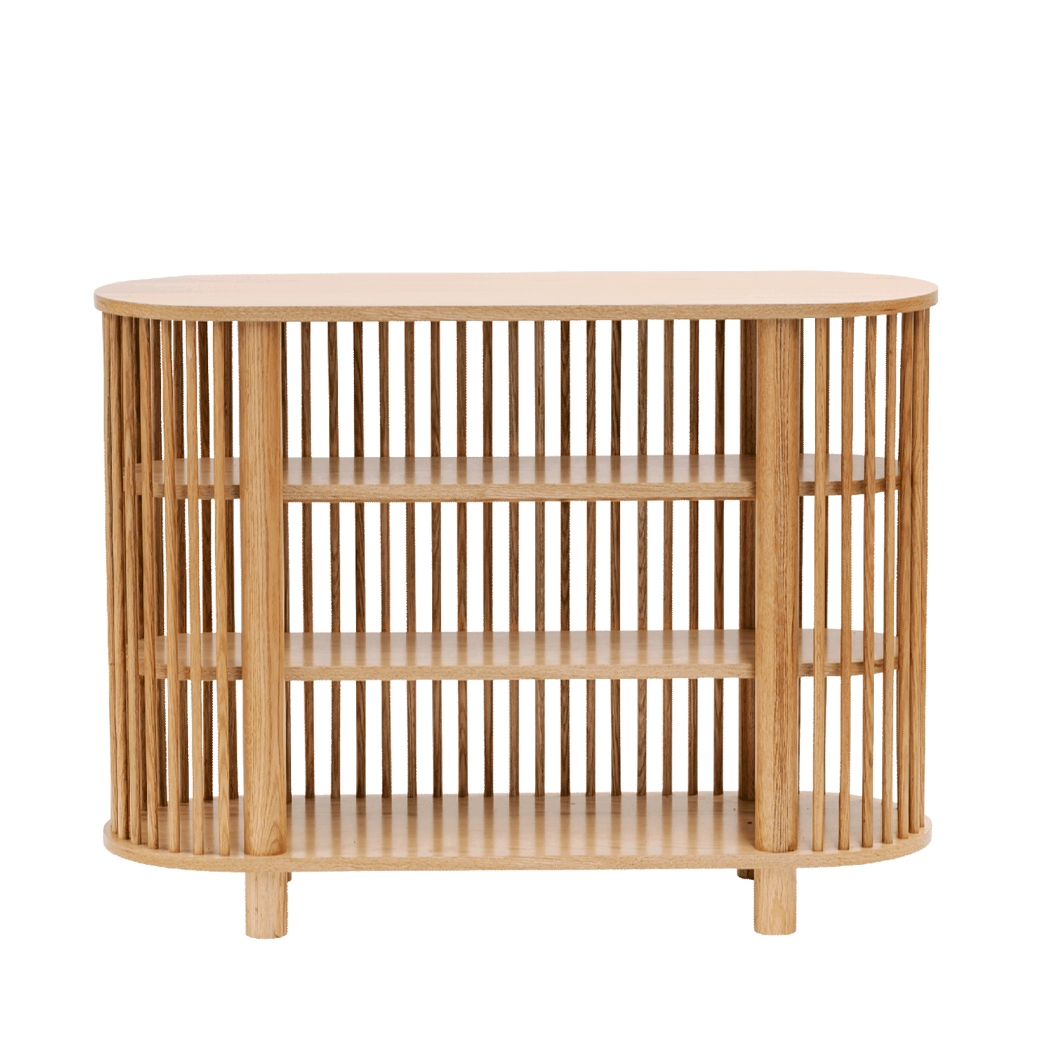 Three Tiered Fluted Shelf