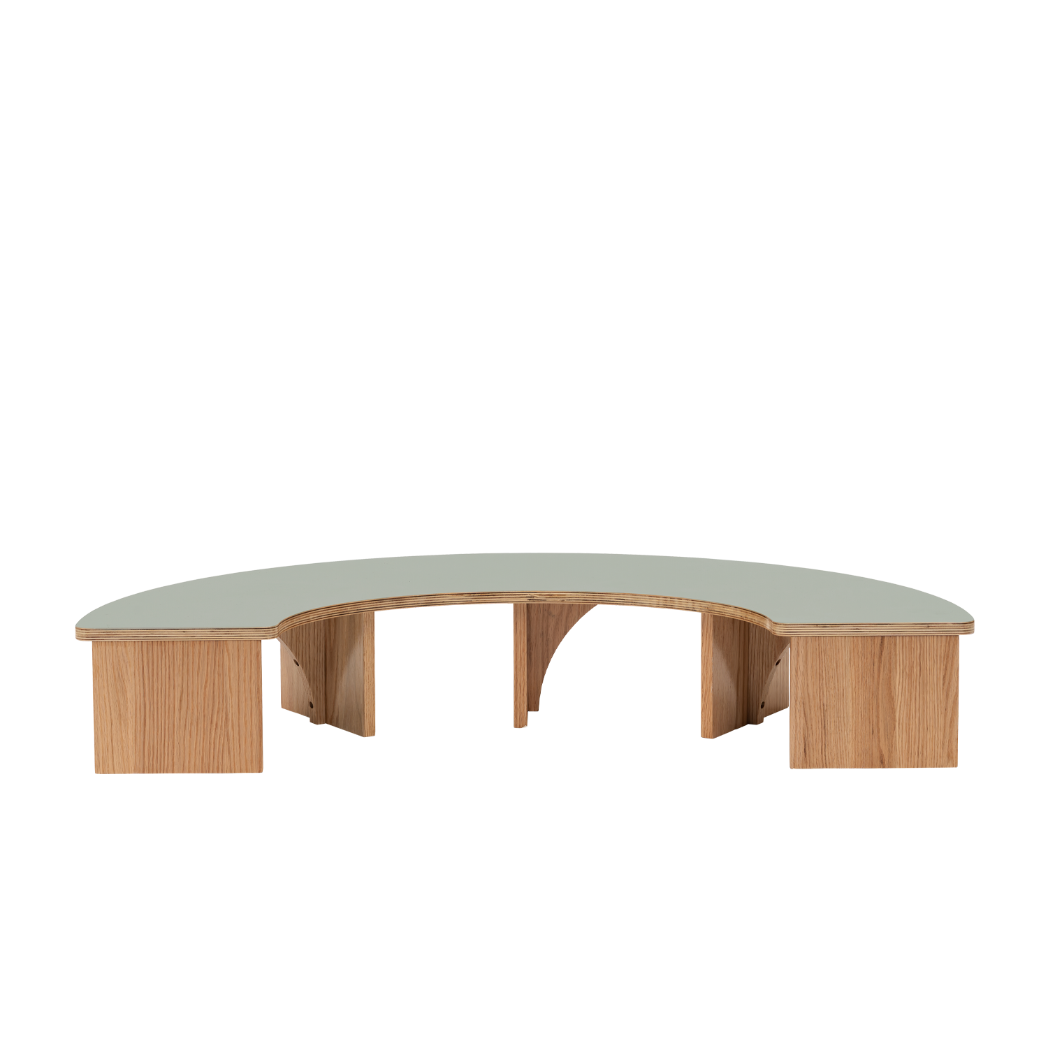 Half Circle Baby Table Sage