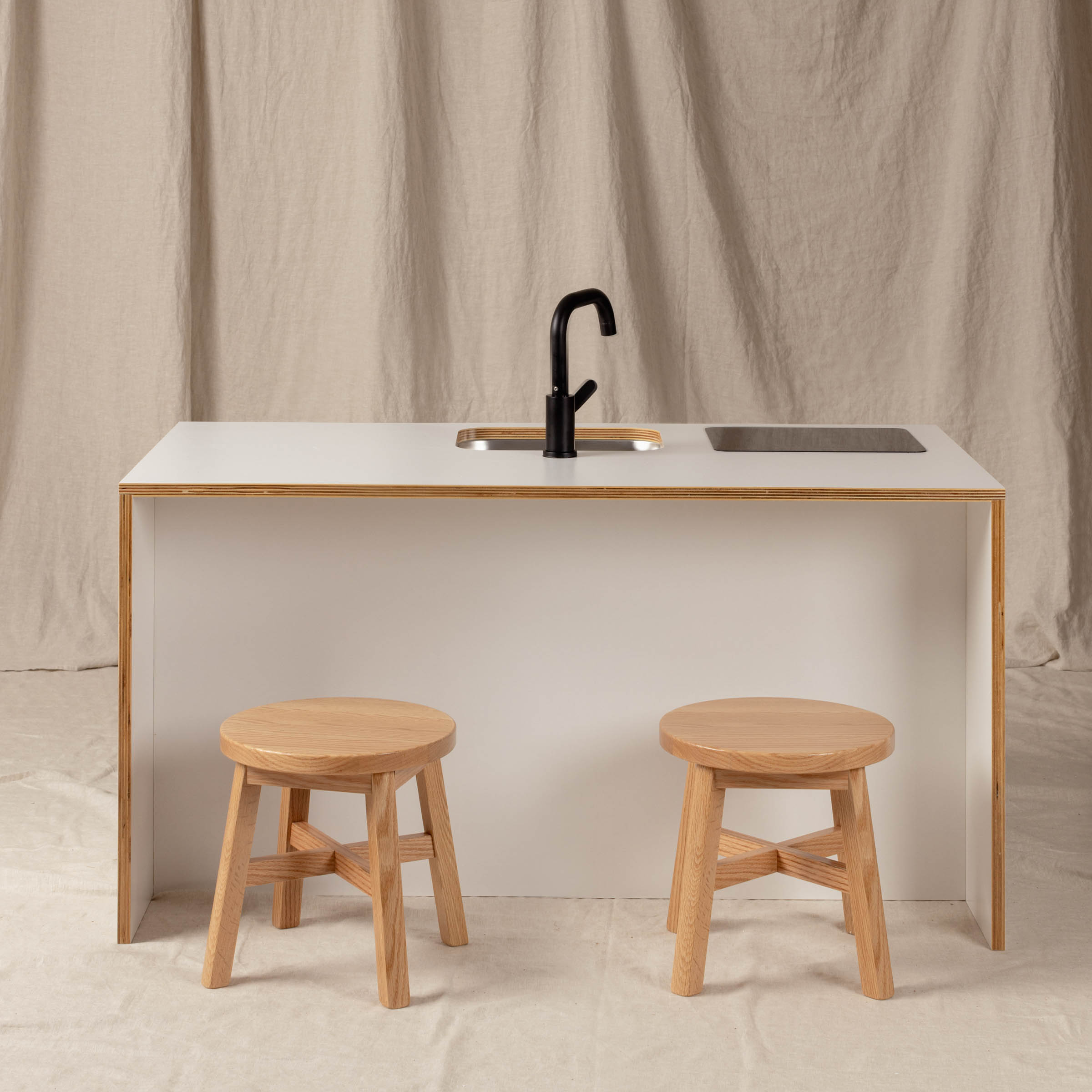 Kitchenette Toddler, White