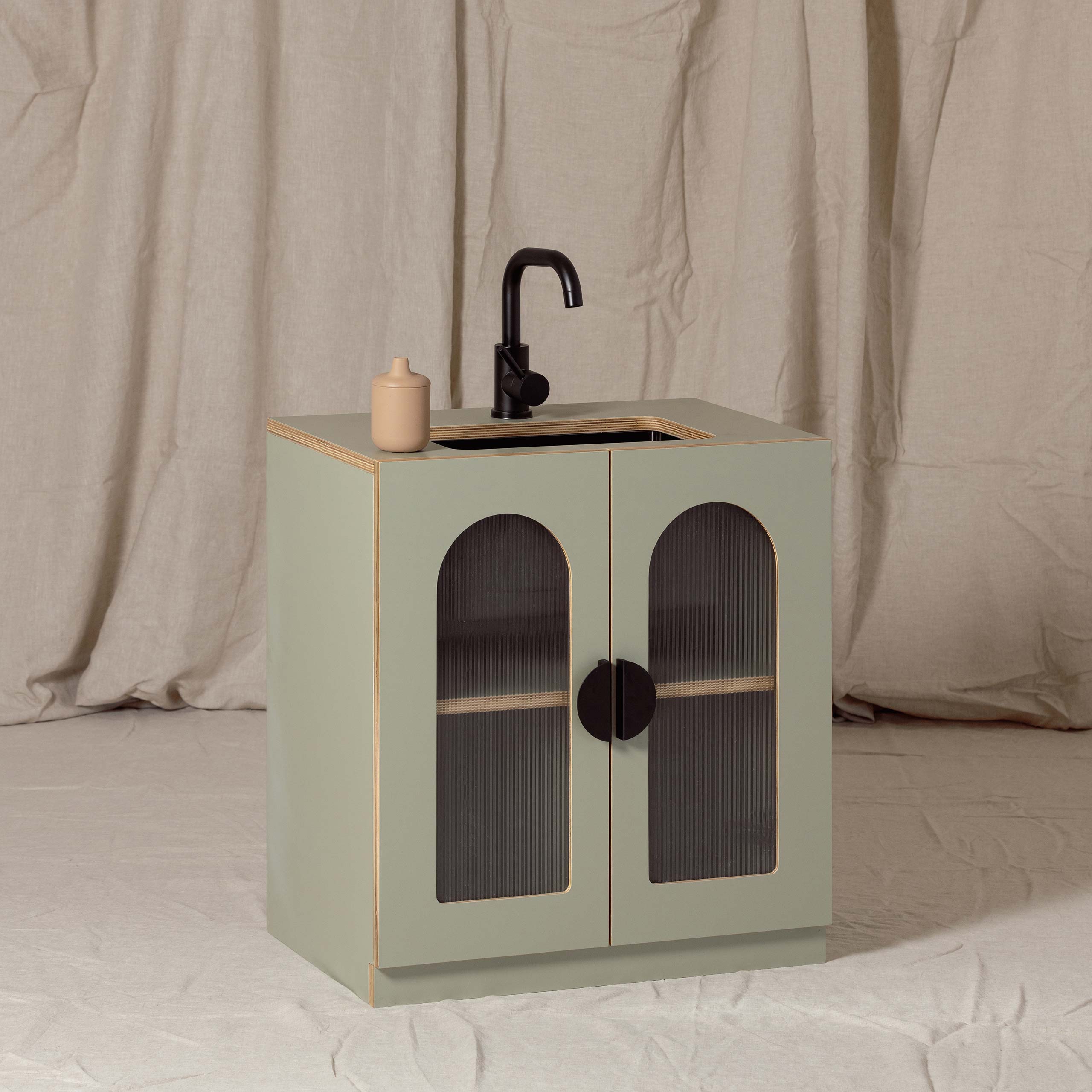 Sage Fluted Sink