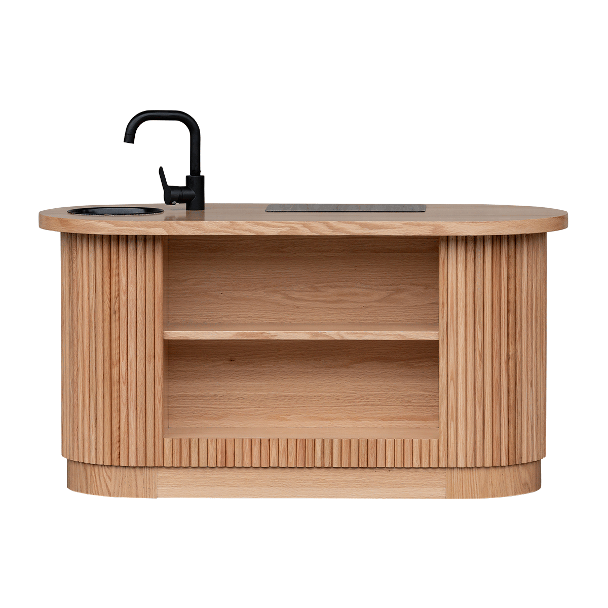 Fluted Oval Kitchen - Natural