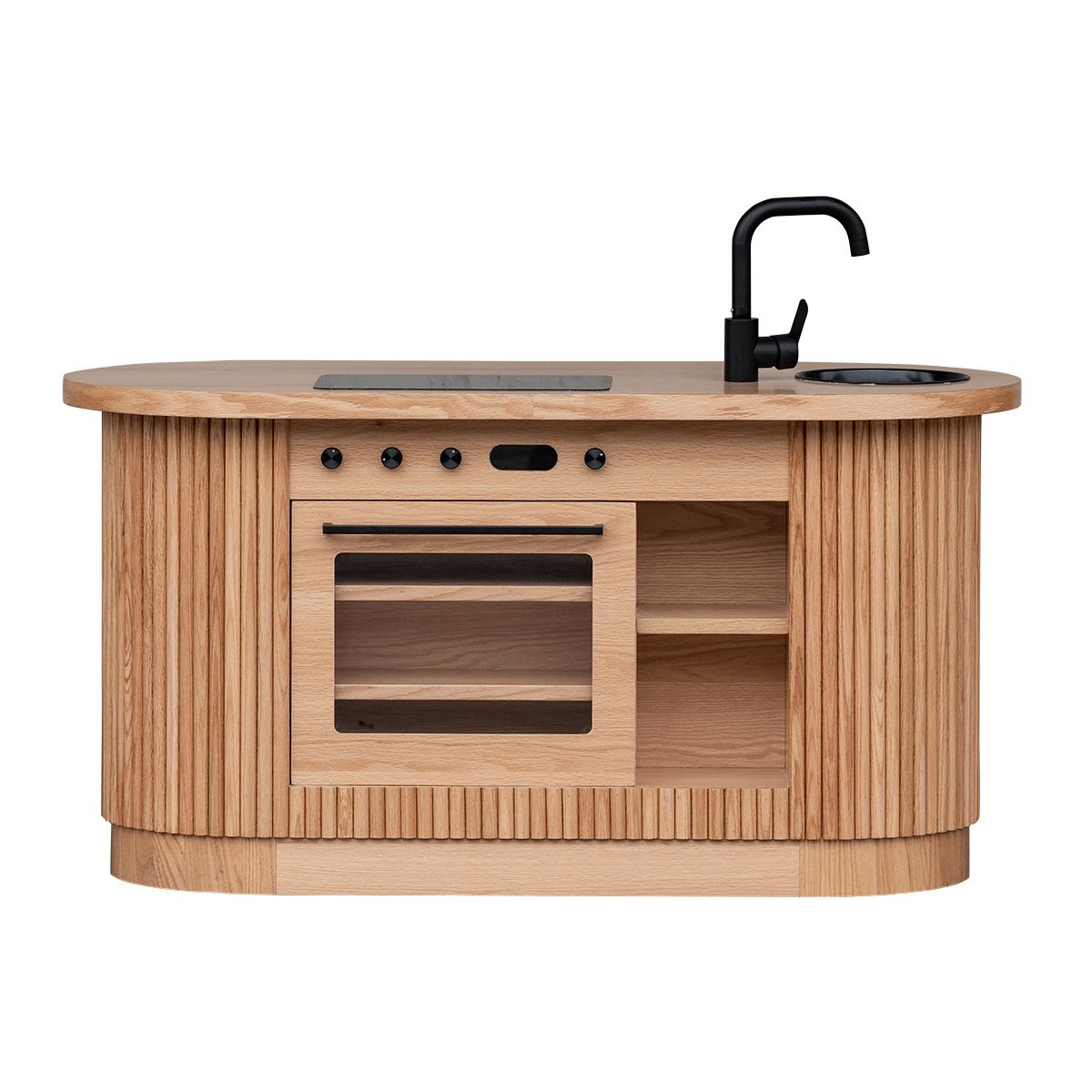 Fluted Oval Kitchen - Natural