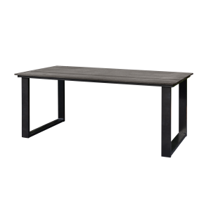 Outdoor Rectangle Table, Charcoal