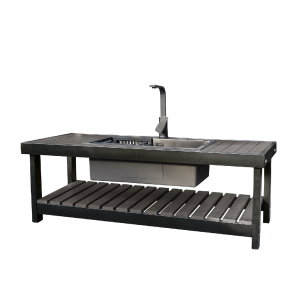 Outdoor Mud Kitchen Toddler, Charcoal