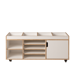 Storage Station Toddler, White
