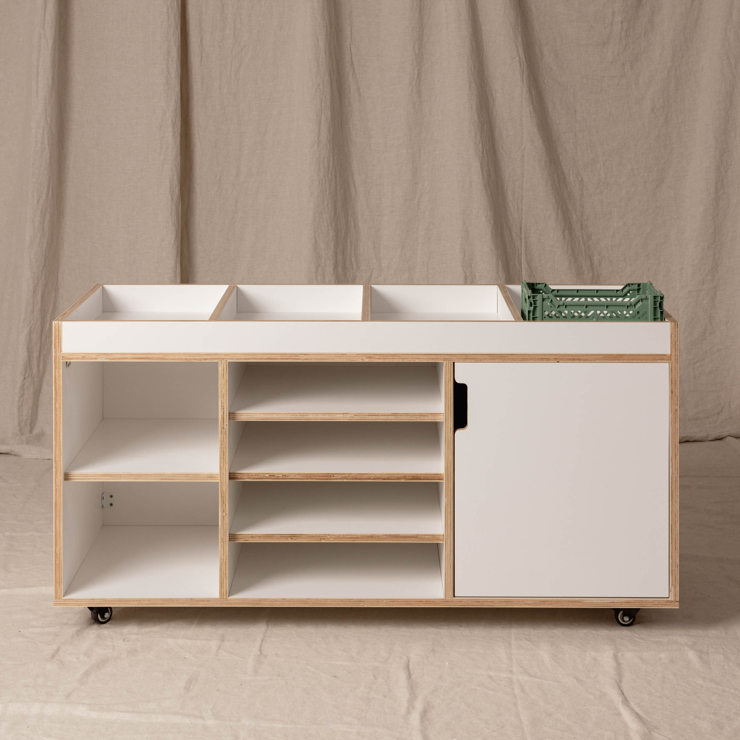 Storage Station Kinder, White
