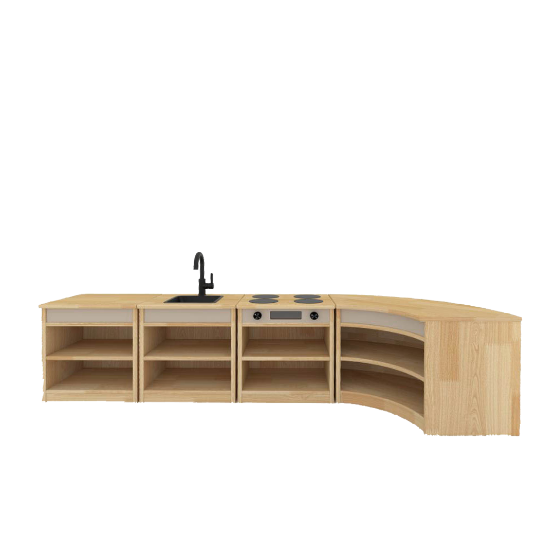 Oakland Kitchen Set Low, Set of 4