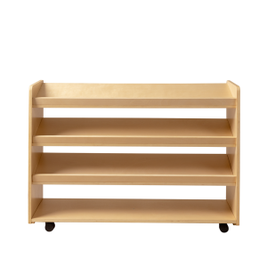 Puzzle Book Shelf High, Natural