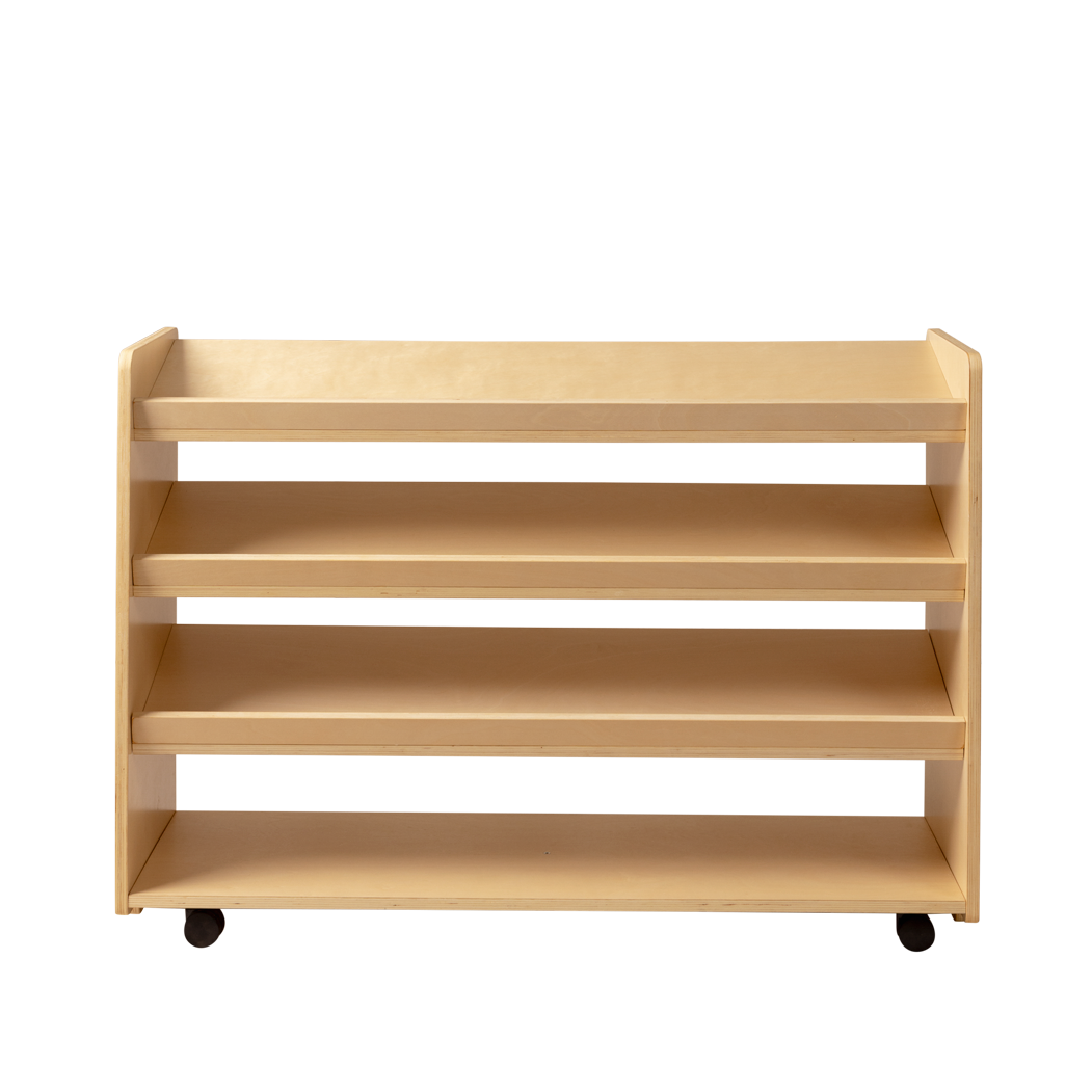 Puzzle Book Shelf High, Natural