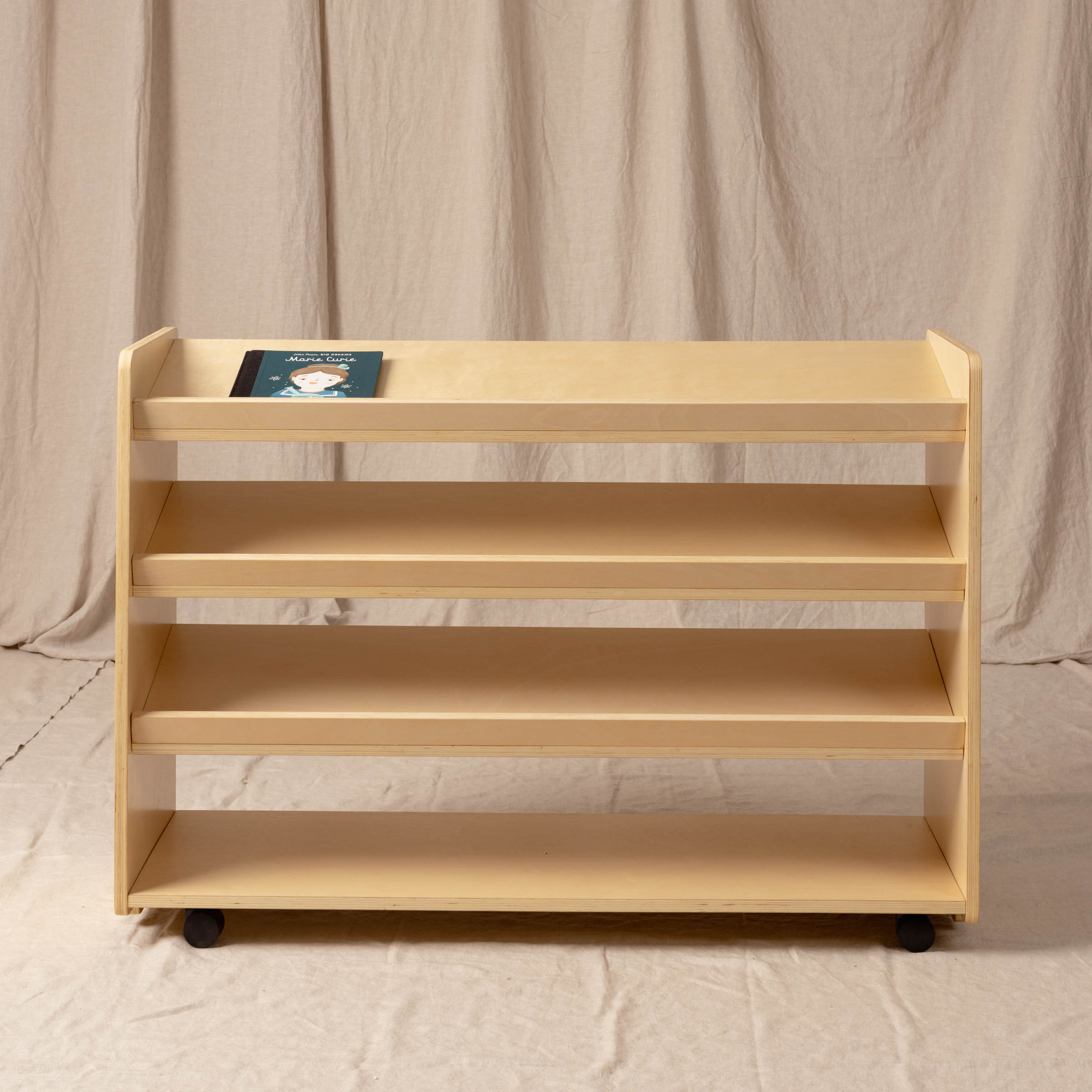 Puzzle Book Shelf High, Natural