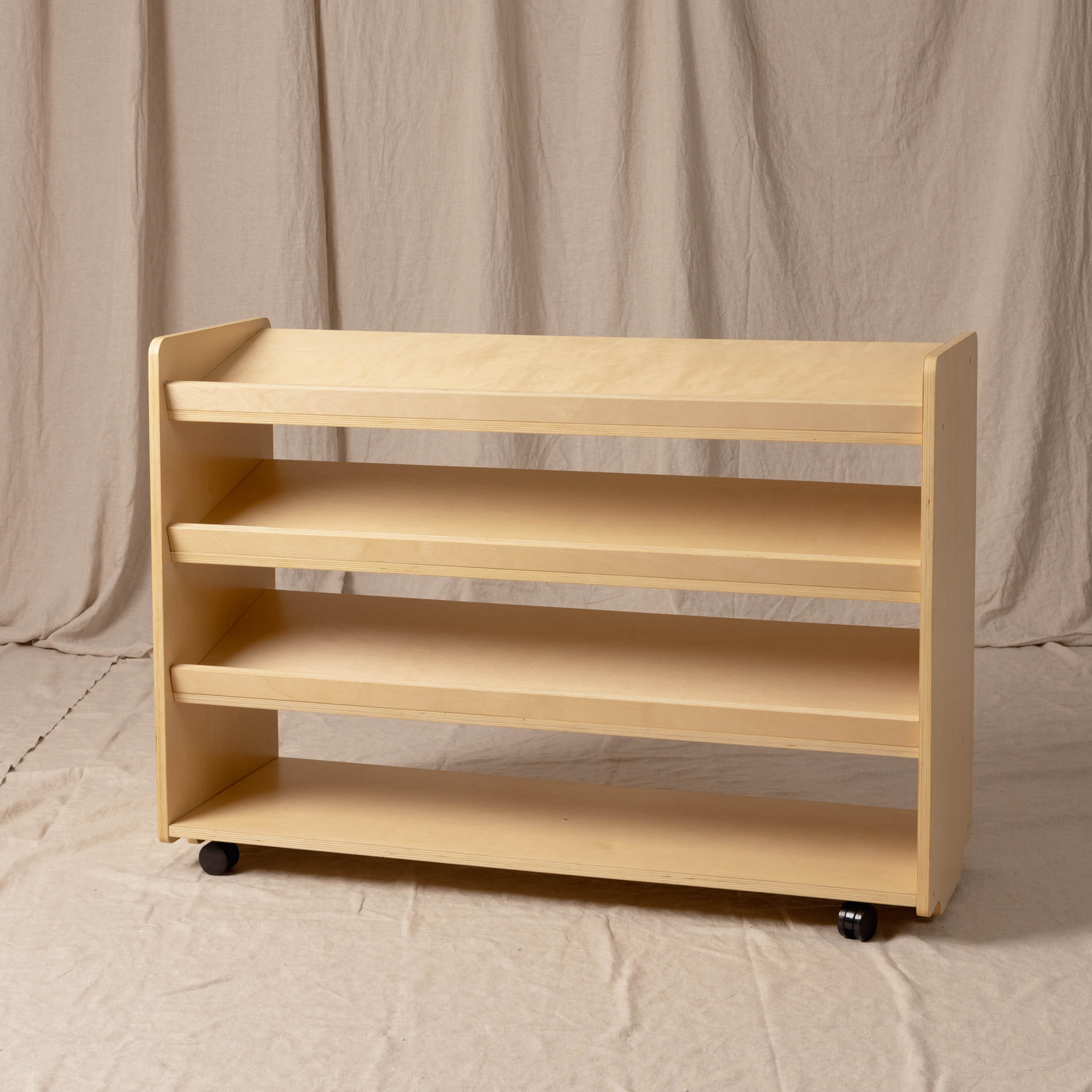 Puzzle Book Shelf High, Natural