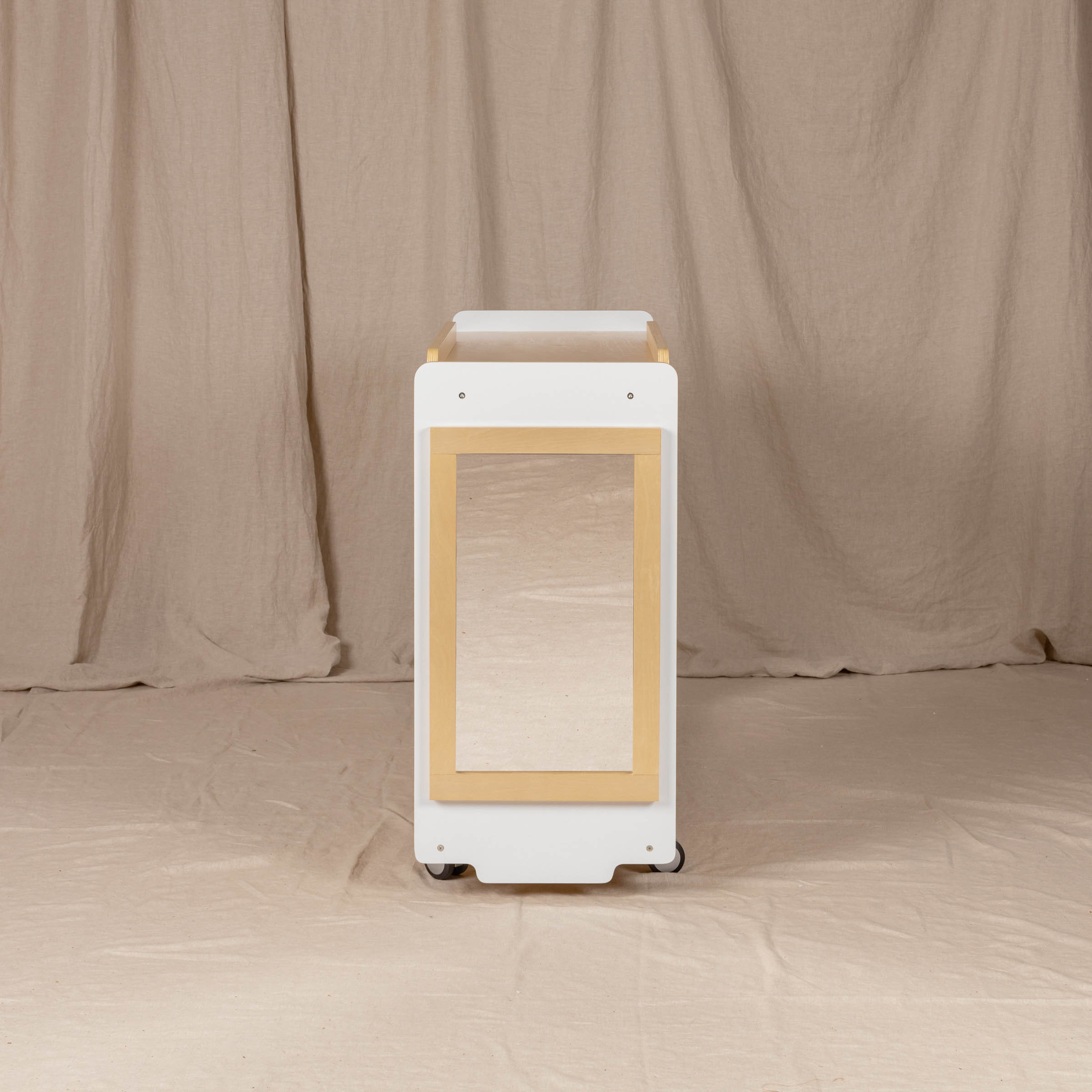 Dress Up Storage Unit, White and Natural