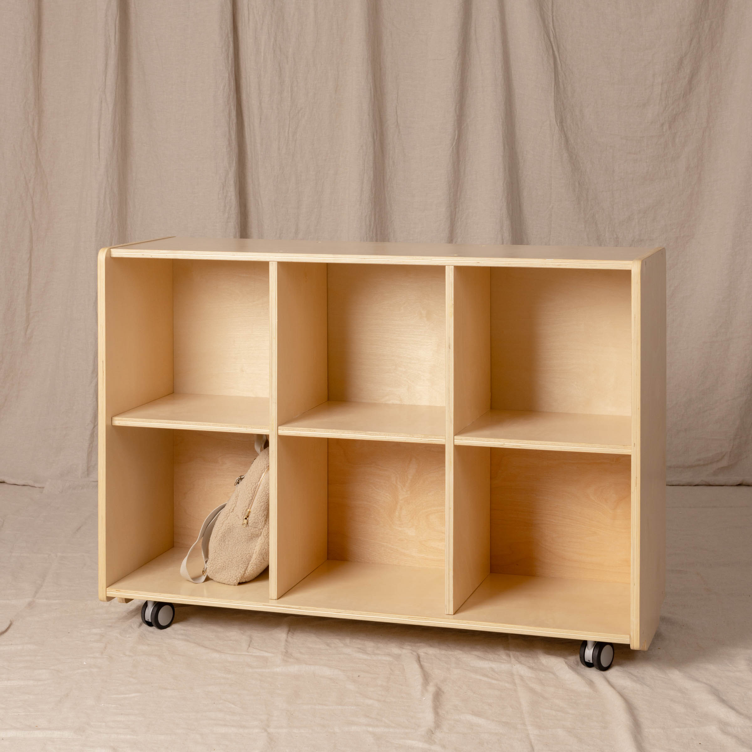 6 Hole Cubby, Natural
