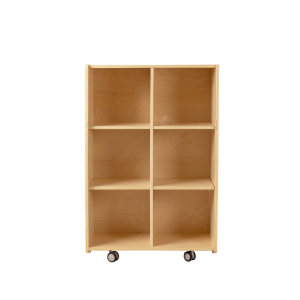 6 Hole Cubby Vertical, Natural